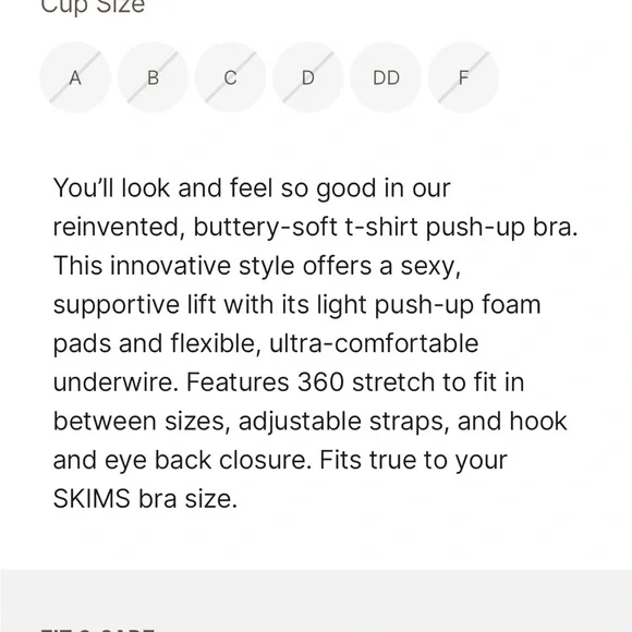 NWT SKIMS Fits Everybody Demi Push Up Bra in Green Highlighter - Picture 7 of 8